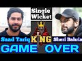 Saad tariq vs sheri bahriasinglewicket finaltapeballcricket cricket final  cricketlover