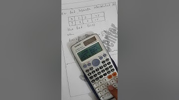 طريقة حل  lagrange interpolation باستخدام الاله