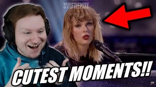 taylor swift being the cutest woman this town has ever seen REACTION!! (CUTEST MOMENTS)