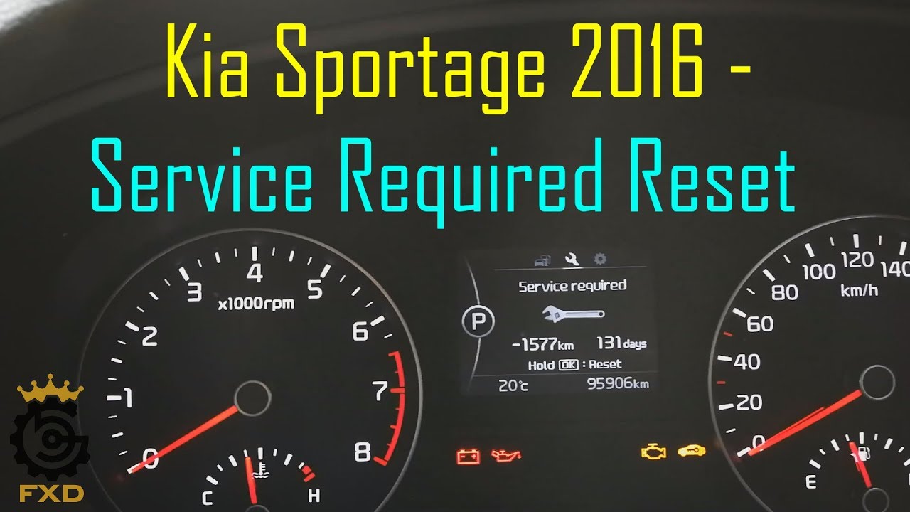 Kia Sportage Service Required Reset - How To Diy - Youtube