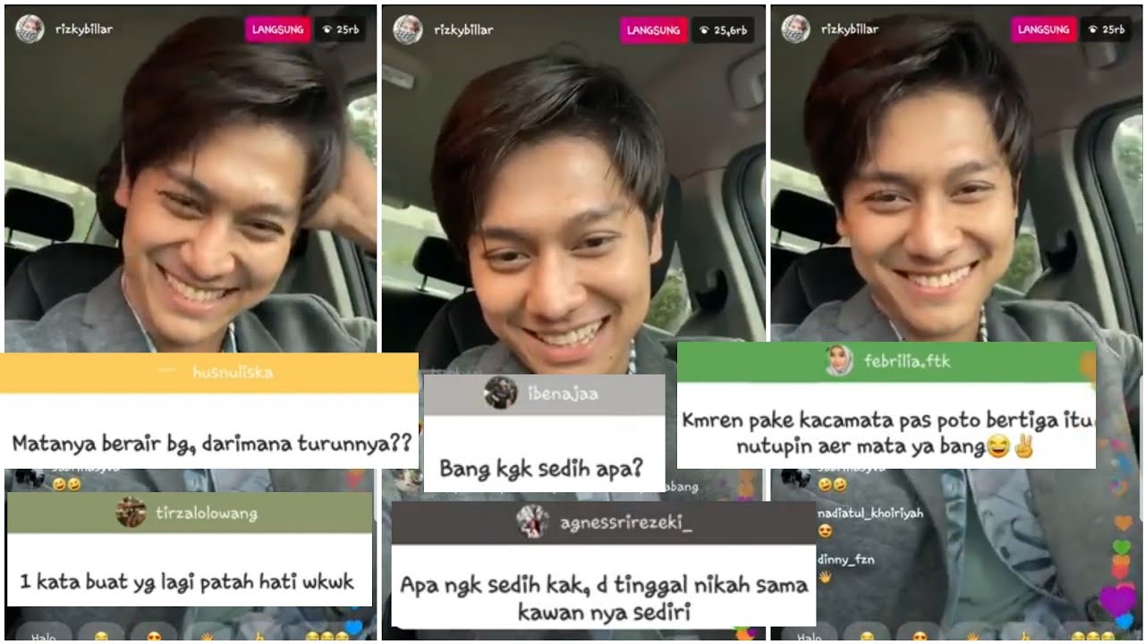 Rizky Billar cuma bisa ketawa saat dikatain sad boy