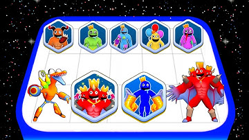 Evolution Of Blue Monster - Merge Poppy Playtime chapter 3 vs Rainbow Friend master.