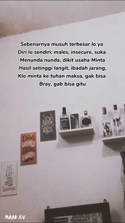 story wa full screen💥 ||sebenarnya musuh terberat lo ya lo sendiri💫|| viral tiktok keren