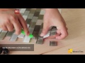 DIY Peel & Stick Glass Tile Backsplash Kit - YouTube