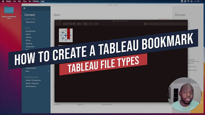 How to use Tableau bookmarks, save a single sheet : Tableau File Types Part 1