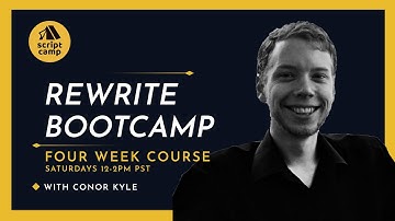 Rewrite Your Screenplay with Conor Kyle!