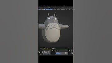 In progress… #totoro #blender #3d #anime #ghibli  #となりのトトロ #スタジオジブリ #netflix