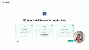 Sembly + Microsoft Dynamics Automation Tutorial
