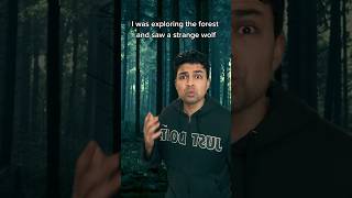 Strange Dancing Wolf In Forest  #shorts