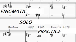 Jazz Solo Practice The C Enigmatic Scale