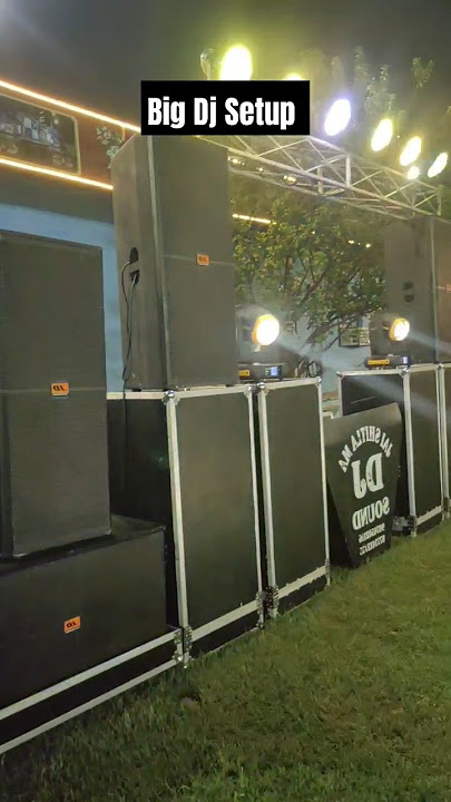 Best Speaker For Biggest Dj Setup #dj #soundsystem #djsetup