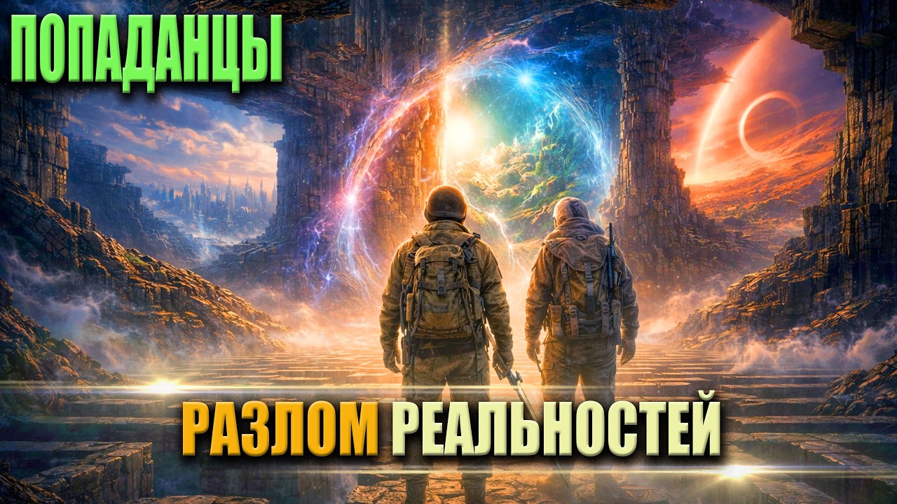 📀 РАЗЛОМ РЕАЛЬНОСТЕЙ. КНИГА - 1 📀 АУДИОКНИГА / ПОПАДАНЦЫ 📀