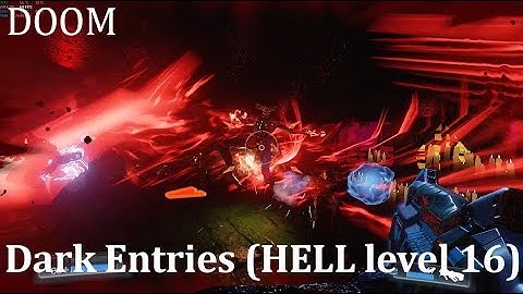 Doom SnapMap - Dark Entries (HELL level 16)