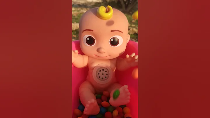 🌈Cropping Colorful🌈 M&M's Chocolate Candy's🍬 in Bathtub | with Cocomelon #mnm #asmrsounds #shorts