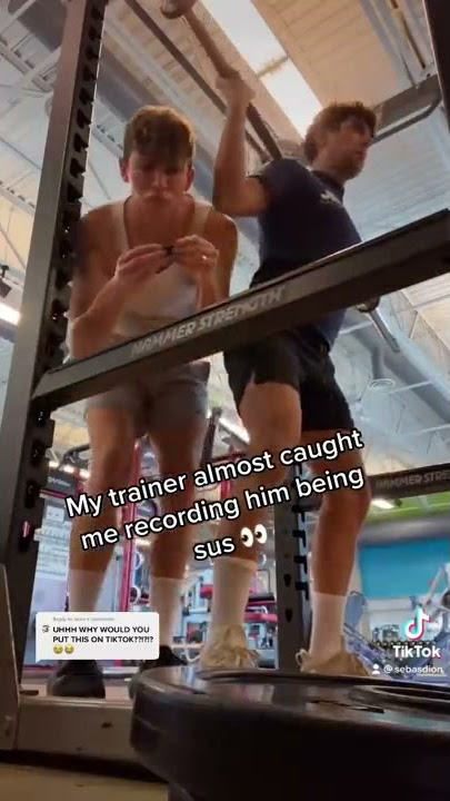 Caught my trainer being sus 🧱 #shorts | Dion and Sebb #sus