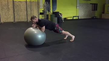 Body Mechanics - FitBall Elbow Plank Rotation - ONAIR