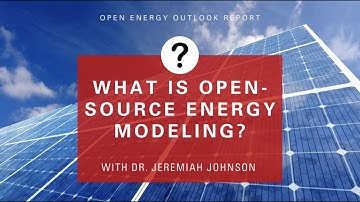 What is open-source energy modeling?
