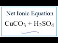 Chemical Reactions and Ionic Equations