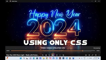 happy new year 2024 | Happy New Year 2024 Text Animation Effects on Hover | Html CSS#mcawali