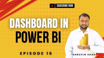 Dashboard in Power BI | Episode 16 | Power BI Step by Step Series