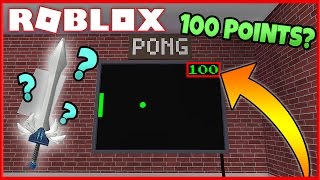 Mystery in roblox assassin! | what happens if you get 100 points in pong?!