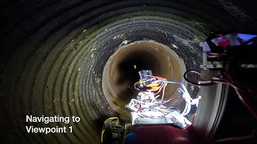 Language-in-the-Loop Culvert Inspection on the Erie Canal