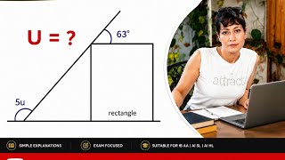 Only 1% Can Solve This Geometry Puzzle! Find U = ?