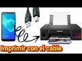 Como imprimir con un teléfono celular / cable USB/OGT/Adaptador