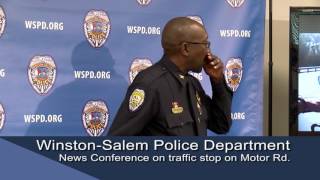 Winston-Salem Police Department News Conference
