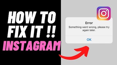 How To Fix Try Again Later Error on Instagram