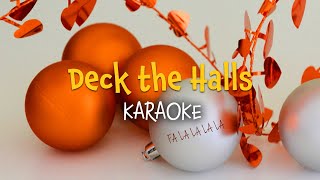 Deck the halls | Christmas Carols - lyrics video for karaoke