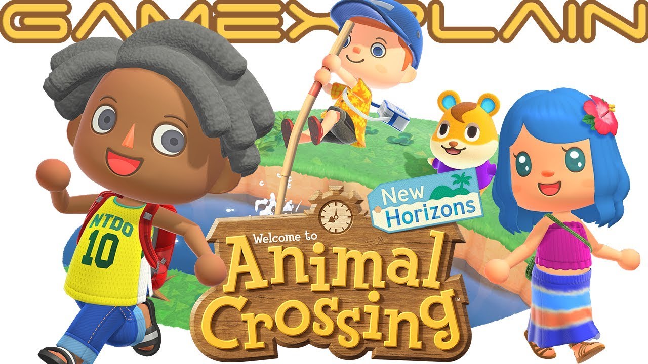 Animal Crossing New Horizons Tons Of New Artwork Hairstyles Skin Tone Activities More Youtube