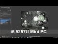 Fanless i5 5257U Mini PC Benchmarks And Bios Screens
