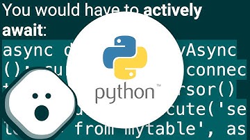 Python async await on condition being true