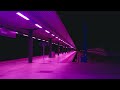 Night at the empty metro station vaporwave mix