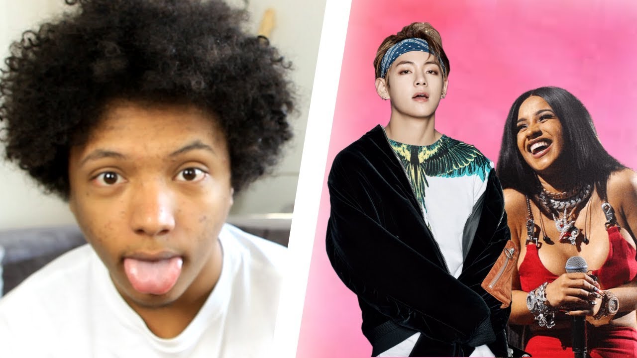 V (BTS) AIME CARDI B ?! YouTube