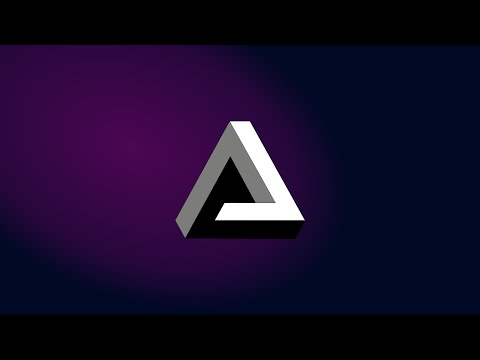 CorelDraw - How to draw impossible triangle in CorelDraw