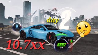 [CSR2] DAY2 M500 - 10.7xx no transmission practice run for collection tournament🤩