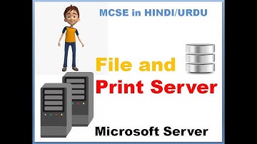 MCSE  LEC 8 Setting up a File and Print Server #microsoftcertification #MCSE #Microsoft