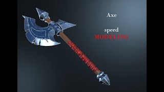 Stylized Axe Speed Modeling