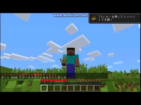 Minecraft Pcデモ版 クリエイティブにする方法 Youtube