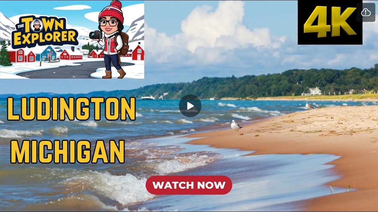 Ludington, Michigan - A Walking Tour [4K] HD - YouTube
