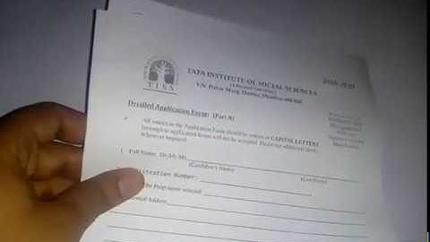 TISS || ALL DETAILS OF NEW FORMAT DETAIL APPLICATION FORM (DAF) PART-A AND PART-B