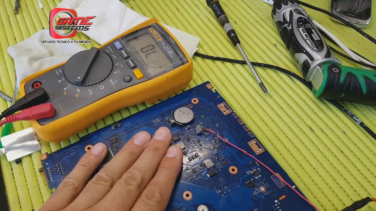 Portatil Samsung no enciende.Como Detectar Corto en Placa Base