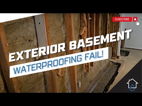 Exterior Basement Waterproofing Fail!