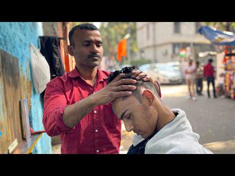 Best Relaxing Amazing Head Massage By Madhav | He is Almost SLEEP |  ASMR Gautam