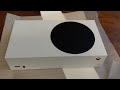 X Box Series S unboxing and pluging in