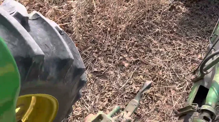 John Deere 730 Tractor and John Deere 42 Combine