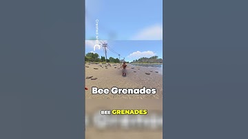 Bee Grenades in Rust  Hilarious Trap Base Challenge #gamingshorts #rustbase #rustfails