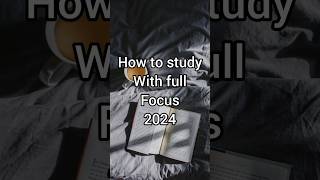 How to study with full focus. 6 simple tricks️ #slmit #motivation #studymotivation